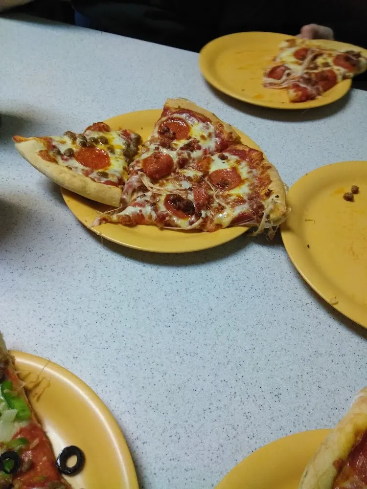 Sausage and Pepperoni Pizza